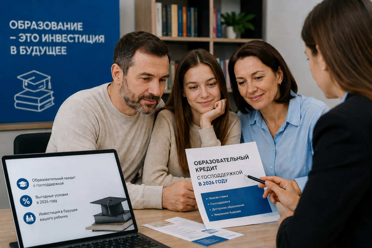 Как родителям сэкономить на обучении ребенка: образовательный кредит с господдержкой в 2026 году